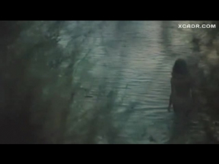 nude (naked) anzhelika nevolina enters the water from the film parade of the planets